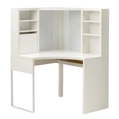 IKEA✨ MICKE ミッケ コーナーワークステーション・ホワイト