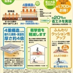 省エネ ふわふわ ホットカーペット 3畳タイプの画像
