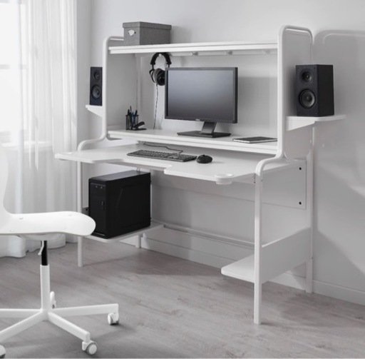 【今週引き取りで更に値引き】IKEA fredde ゲーミングデスク　PCデスク　パソコンデスク