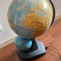 地球儀　天球儀　ライト付