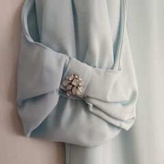 ルイルエブティック ドレス 水色 パーティ 婚活にの画像