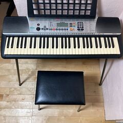 【無料で差し上げます】YAMAHA-PSR201電子ピアノ・イス付き・ジャンクの画像