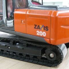 HITACHI 油圧ショベルカー 1/40 ZAXIS 200 EXCAVATOR 建機ダイキャスト ミニチュア ミニカー シミュレーション 札幌 手稲の画像