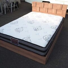 苫小牧発◆スイートデコレーション 引き出し収納 ダブル ベッド ...