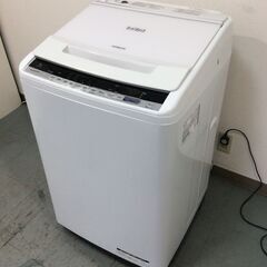 (Y交渉中)YJT4370【HITACHI/日立 8.0㎏洗濯機】激安品 2018年製 ビートウォッシュ BW-V80C 家電 洗濯 簡易乾燥付 