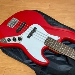 【お値下げ】エレキベース　レッドの画像