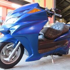 □ヤマハ YAMAHA マジェスティ SG03J 250cc 30863km フルエアロ ローダウン オールペイント バイク 札幌発！ ★の画像
