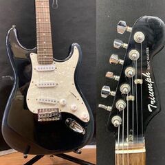 エレキギター/Triumph　トライアンフ/　SONIC MASTER ソニックマスター/　ストラトタイプ　 黒/グレー　サンバーストの画像