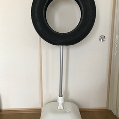 【決まりました】剣道 タイヤ打ち込み台 