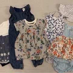 ベビー　キッズ　まとめ売り15点　ワンピース他　夏用　80cm