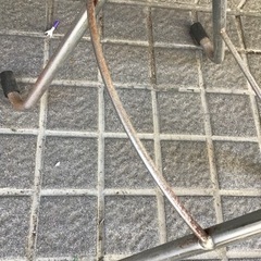 山善　折りたたみ　椅子　サビなどあります。の画像