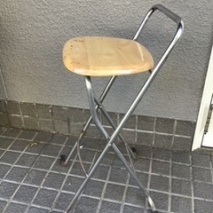 山善　折りたたみ　椅子　サビなどあります。