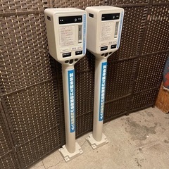⭕️運搬無料サービスあり⭕️ 【超希少！】　パーキングメーター　駐車　駐車場　パーキング　白枠　撮影　美術　道具　大道具　検　置物　撮影道具　四谷　コレクター　アイテムの画像