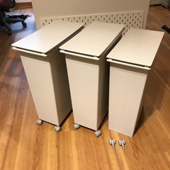 無印良品 ポリプロピレン製ごみ箱 30L袋用　3個