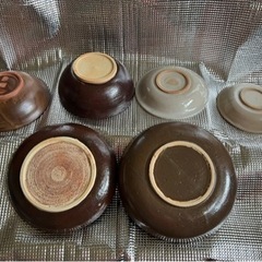 陶器食器　手作り深皿の画像