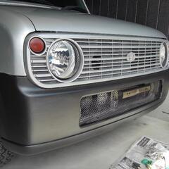 交換可　車検有り　リフトアップラパン　ミニブロンコ風カスタム途中　ルーフキャリアラック　ゲタ山タイヤ　クロカン風　キャンプ仕様　の画像