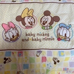 ベビー布団セット　ディズニー　美品　9点の画像