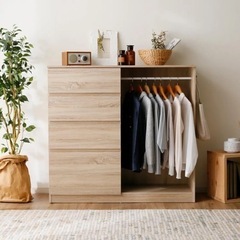 LOWYA ハンガーラック　収納の画像