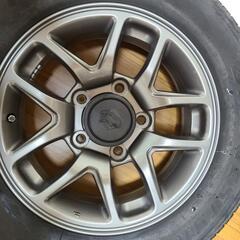 商談中です。ジムニー　JB64 純正アルミホイール+タイヤの画像