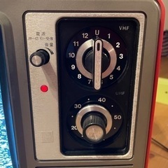 カラーテレビ レトロ ダイヤル式 ナショナルの画像