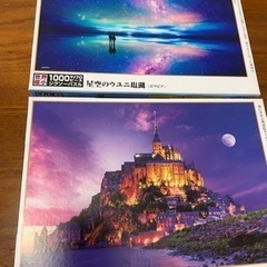【受渡先確定】ジグソーパズル 1000マイクロピース(2個)