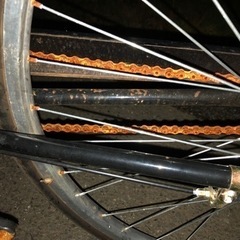 サーフキャリア付き　自転車の画像