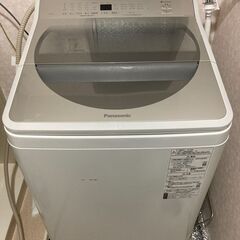 （2019年製）中古美品・パナソニック縦型洗濯機：10㎏　家族用