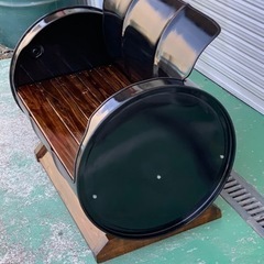 ドラム缶をを加工した椅子ソファーですの画像