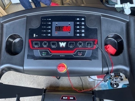 ◎電動ルームランナー BARWING/バーウィング BW-SRM16 マット 取説付き トレッドミル ランニングマシン MAX16km