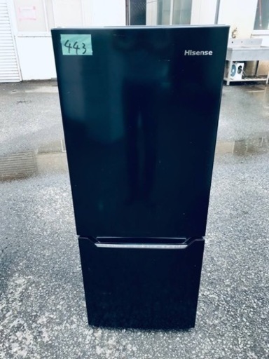 443番 Hisense✨2ドア冷凍冷蔵庫✨HR-D15CB‼️
