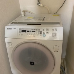 ドラム式洗濯乾燥機　SHARP WASH & DRY ES-V520　5/30 中目黒から引き渡ししますの画像