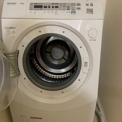 ドラム式洗濯乾燥機　SHARP WASH & DRY ES-V520　5/30 中目黒から引き渡ししますの画像