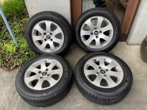 シトロエン/プジョー 185/65/15 ミシュラン Energy Saver 2017製 6J×15 PCD108＋27　8分山