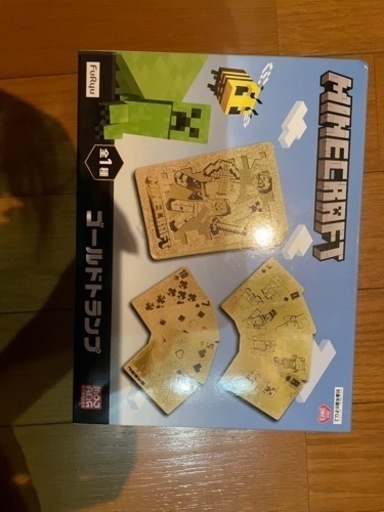 Minecraft ゴールドトランプ 新品未開封