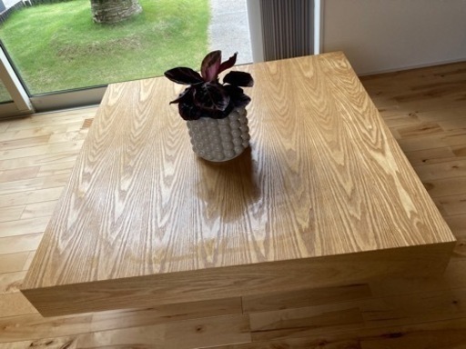 カーサヒルズ(CASA HILS) ZENセンターローテーブル　ウォールナット