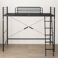 スチール製ロフトベッド　※美品ですの画像