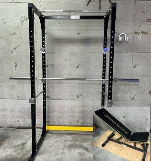 BODY MAKER パワーラック　ベンチ　オリンピックシャフト