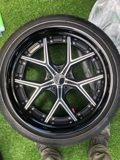 値下げしました。WALD 21インチ 4本 タイヤ付き POTENZA    LEXUS