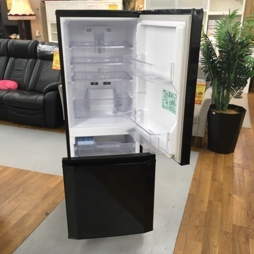 三菱電機 MITSUBISHI ELECTRIC MR-P15Y-B [冷蔵庫 Pシリーズ （146L・右開き） サファイアブラック⭐動作確認済 ⭐クリーニング済]