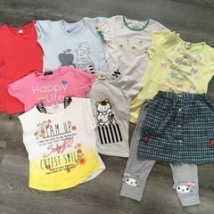 女の子服　120-130cm（9着）