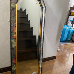 新品未使用☆ アンティーク　昭和レトロな鏡　イタリー　イタリア製