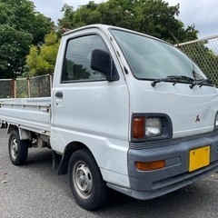 平成10年 ミニキャブ トラック U41T ホワイト 2WD MT AC 走行10.3万キロ 車検4年10月!!の画像