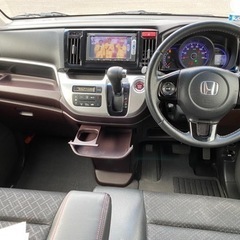 大人気Nシリーズ　ホンダ　N-WGNカスタム　4WD ナビ　テレビ　バックカメラ　自動ブレーキ　オートクルーズ　車検取り立て　コミコミ価格の画像