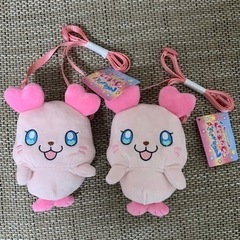 トロピカルージュ　プリキュア　ぬいぐるみネックポーチの画像