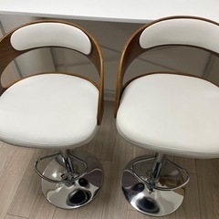 スタンディングデスク カウンターチェア セット の画像