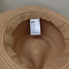 0円：レディース 帽子 カンカン帽 ハニーズ と パナマ帽 H&M 1～2回使用の中古の画像