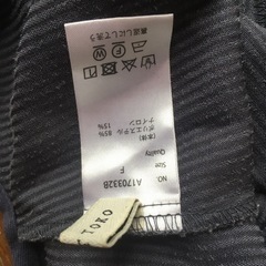 レディース　サロペット　紺色(中古品)フリーサイズの画像