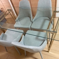 入手困難 Francfranc(フランフラン) ダイニングテーブル&チェアー4脚の画像