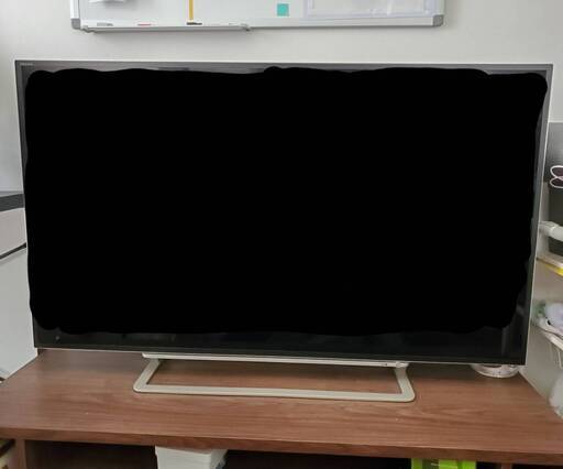 【東芝REGZA 50Z9X】　と　【テレビ台】