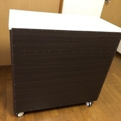 ニトリ カウンター ニコル幅80の画像